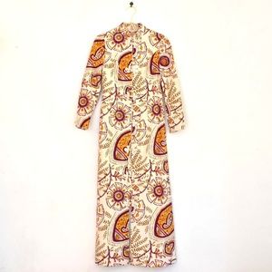 Vintage Chinese Qipao Cheongsam Duster Coat